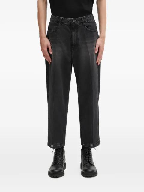 embroidered-trim jeans by ADER ERROR