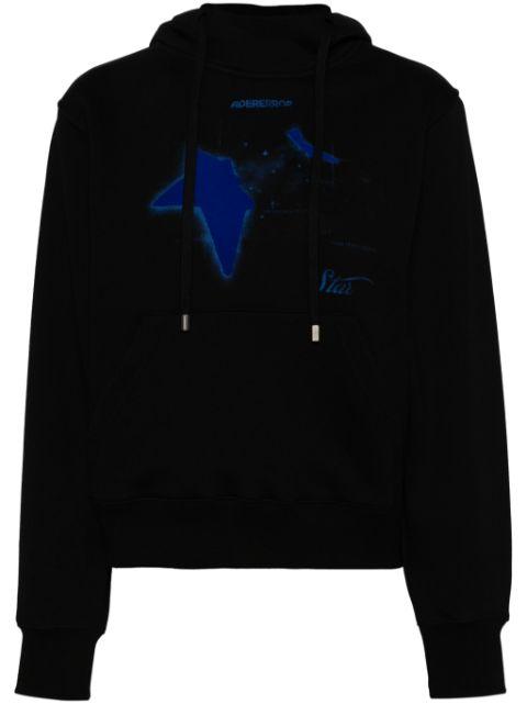 flocked artwork hoodie by ADER ERROR