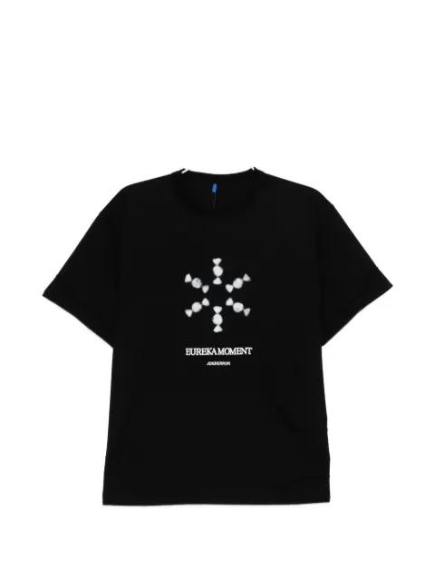 graphic-print slashed T-shirt by ADER ERROR