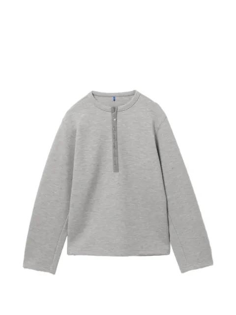 henley-neck sweatshirt by ADER ERROR