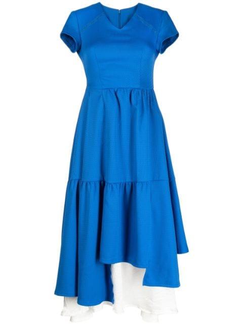 layered asymmetric midi dress by ADER ERROR
