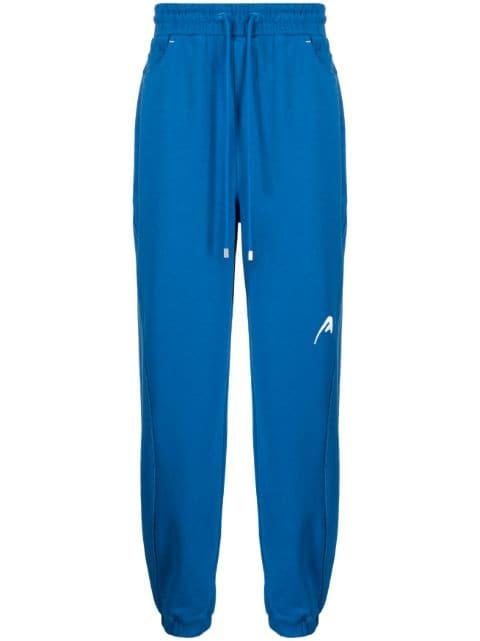logo-embroidered drawstring cotton trousers by ADER ERROR