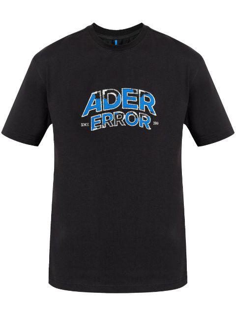 logo-embroidered drop shoulder T-shirt by ADER ERROR