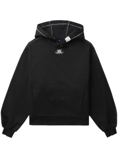 logo-embroidered hoodie by ADER ERROR