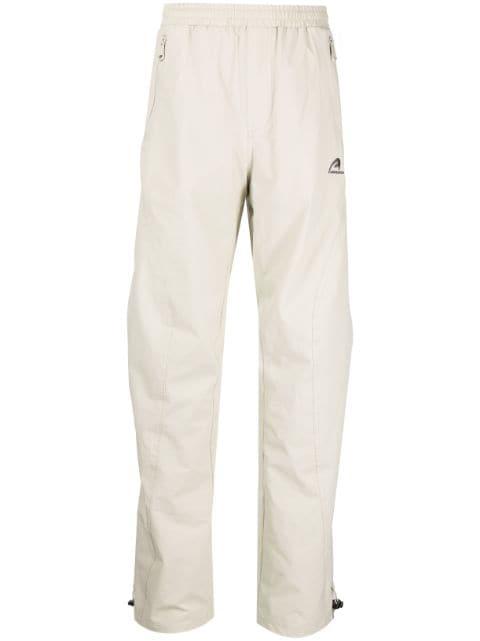 logo-embroidered straight-leg trousers by ADER ERROR