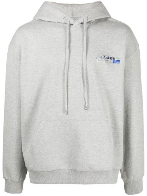logo print hoodie by ADER ERROR