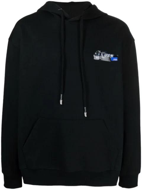 logo-print pullover hoodie by ADER ERROR
