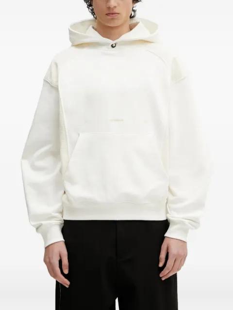 panelled-fabric hoodie by ADER ERROR