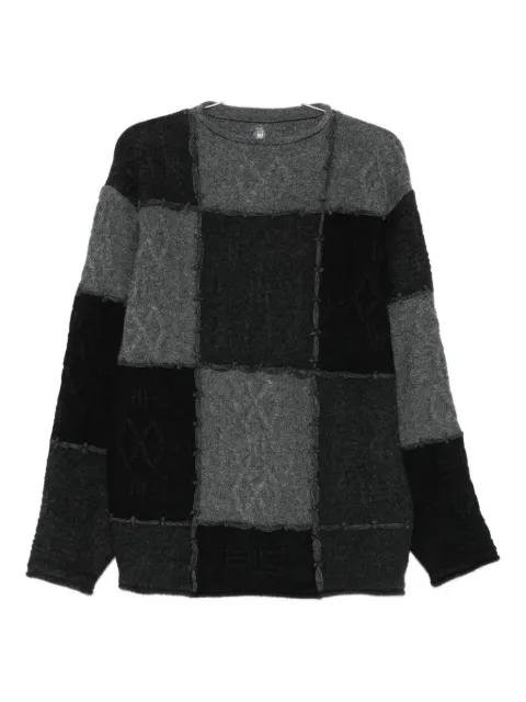 patchwork crew-neck sweater by ADER ERROR