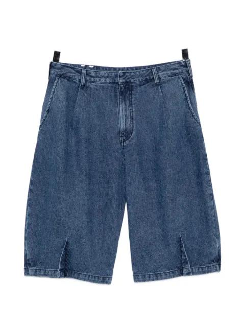 pleated denim shorts by ADER ERROR