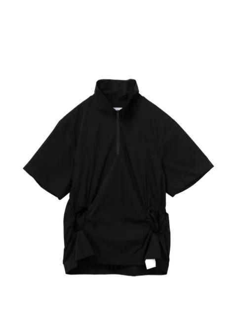 ruffled pocket short-sleeve polo shirt by ADER ERROR