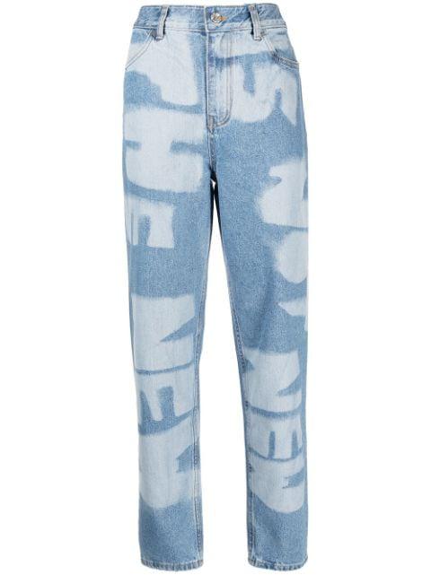 slogan washed jeans by ADER ERROR