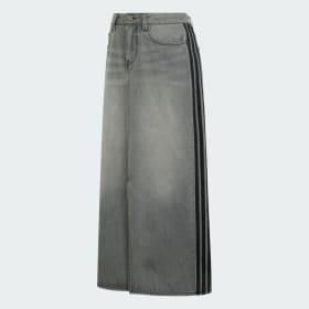 3-STRIPES PENCIL SKIRT DENIM by ADIDAS