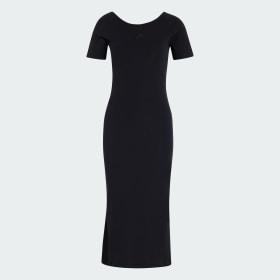 ADIDAS KIT SMALL LOGO RIB DRESS by ADIDAS