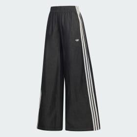 ADIDAS ORIGINALS SUMMER GLOW DENIM WIDE LEG PANTS by ADIDAS