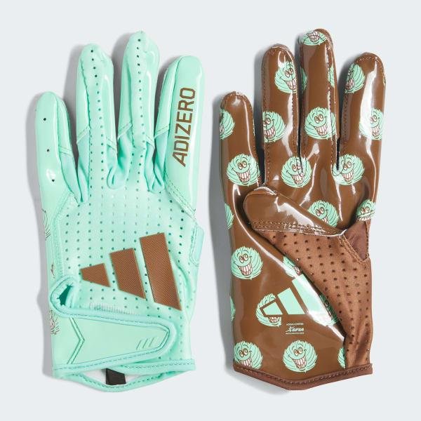 AF1874 Adizero 14 Snack Attack Mint Chip Gloves by ADIDAS
