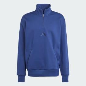 ALL SZN Fleece 1/4-Zip Crew Sweatshirt by ADIDAS
