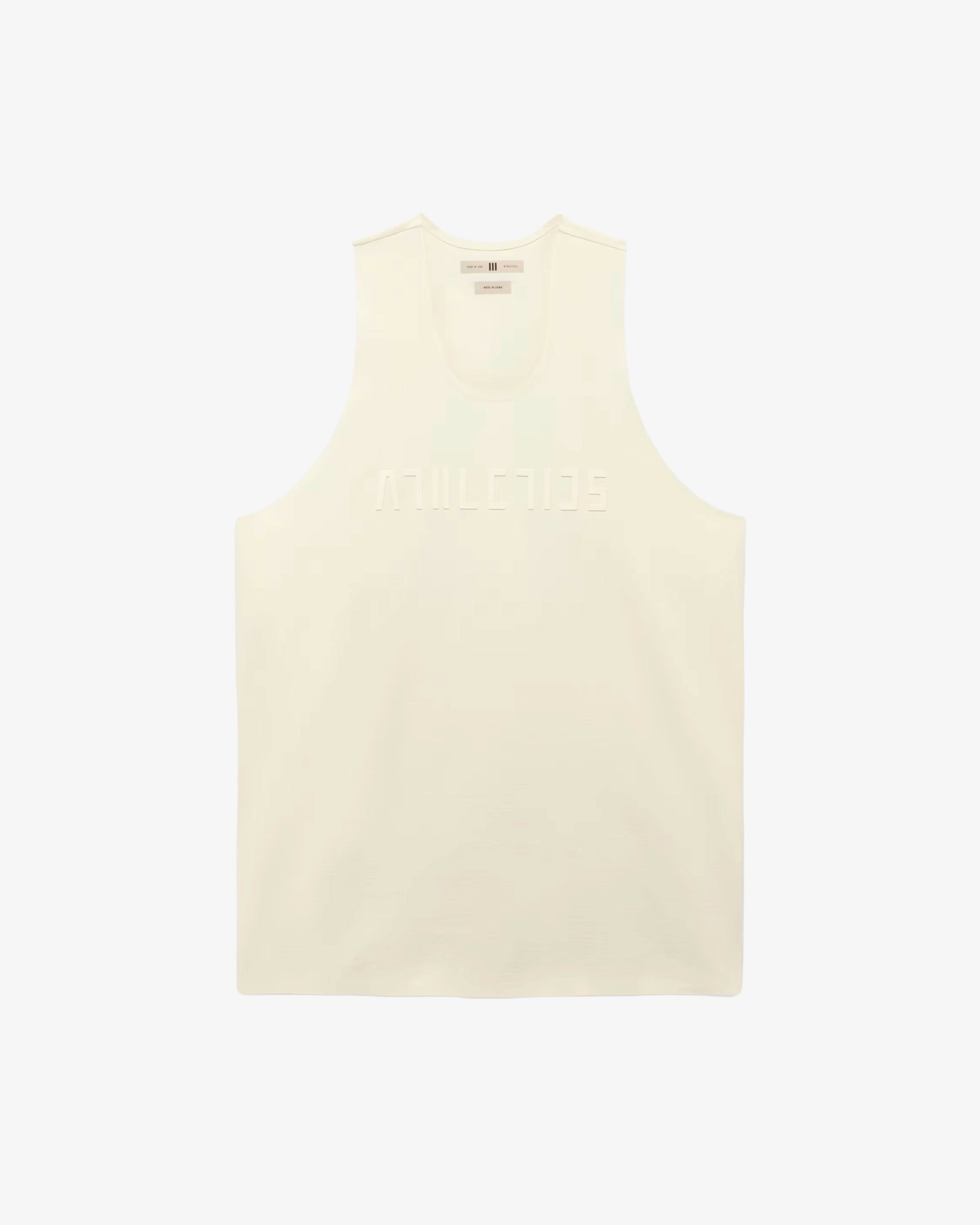 Adidas -  Athletics Men's Quickdry Jersey Performance Tank - (Cream White) by ADIDAS