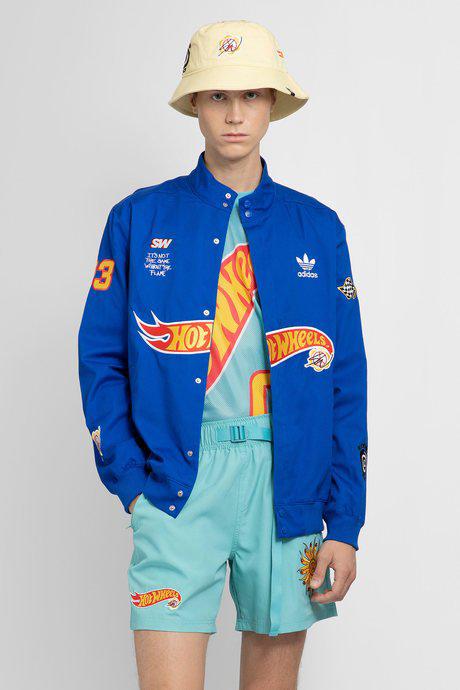 Adidas Men'S Power Blue Sean Wotherspoon X Hot Wheels Race Jacket by ADIDAS Adidas Men'S Power Blue Sean Wotherspoon X Hot Wheels Race Jacket by ADIDAS