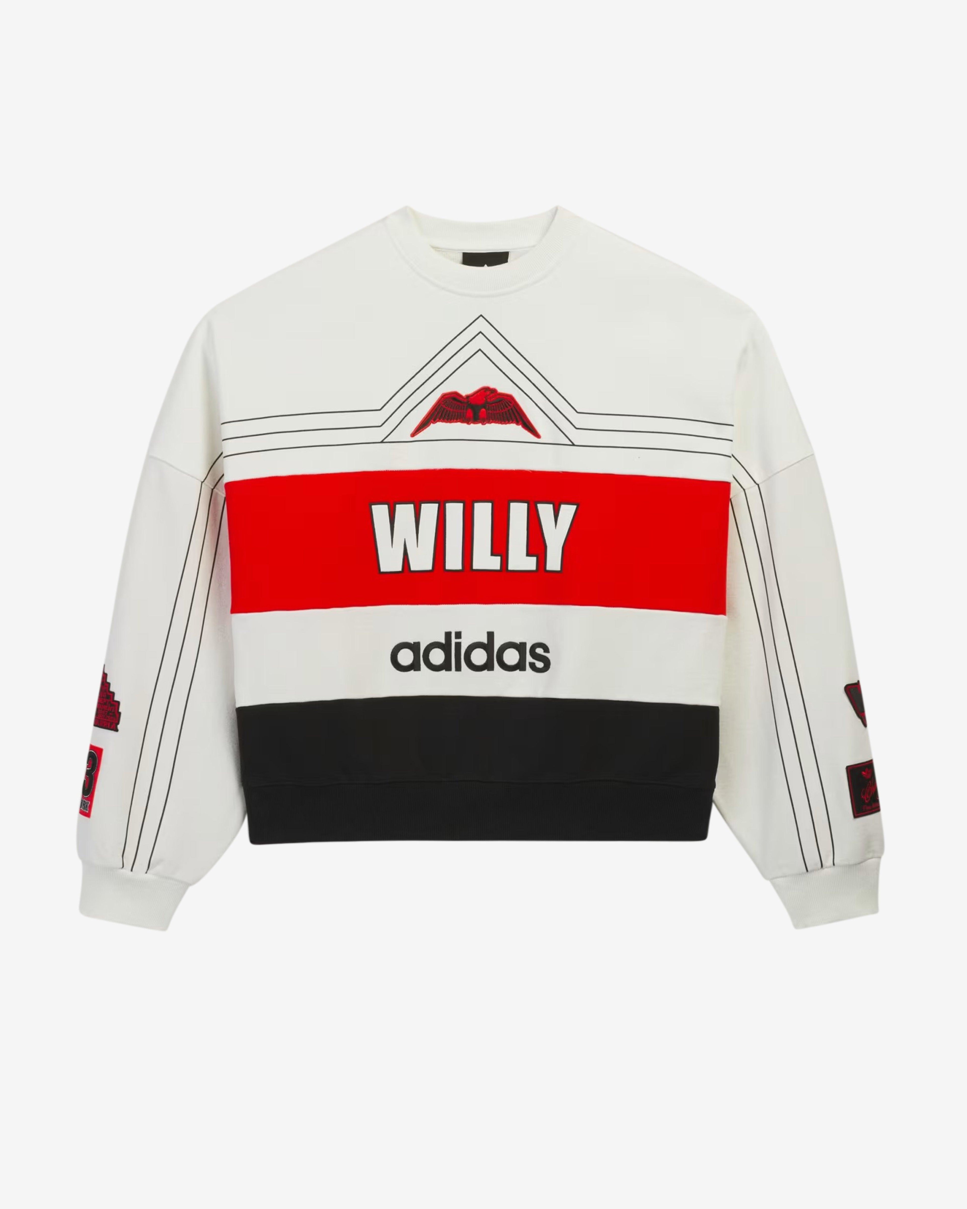 Adidas - Men's Chavarria NY Crewneck Sweatshirt - (Off White) by ADIDAS