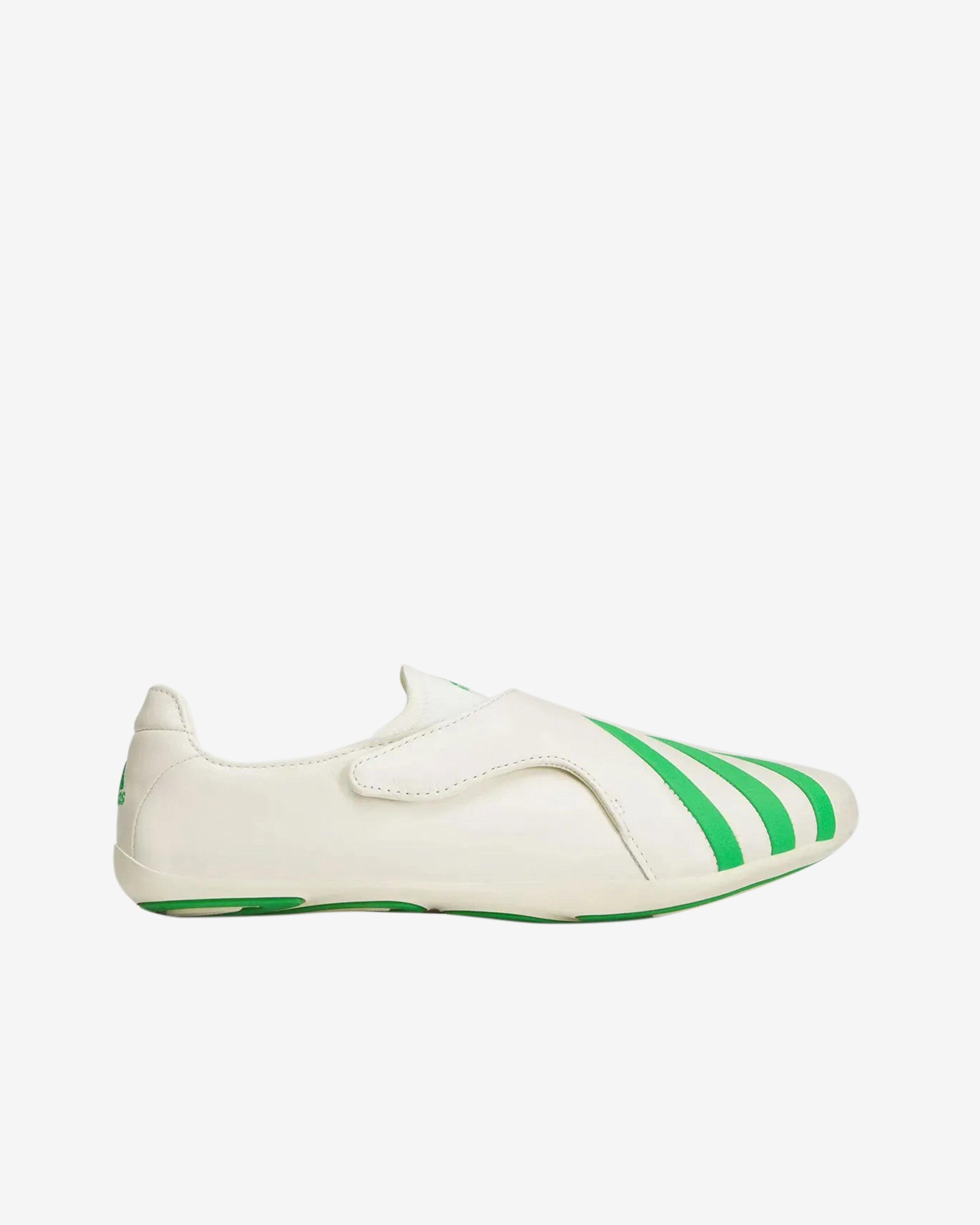 Adidas - Men's Pharrell Vario Flat Earther Sneakers - (Chalk White/Green) by ADIDAS