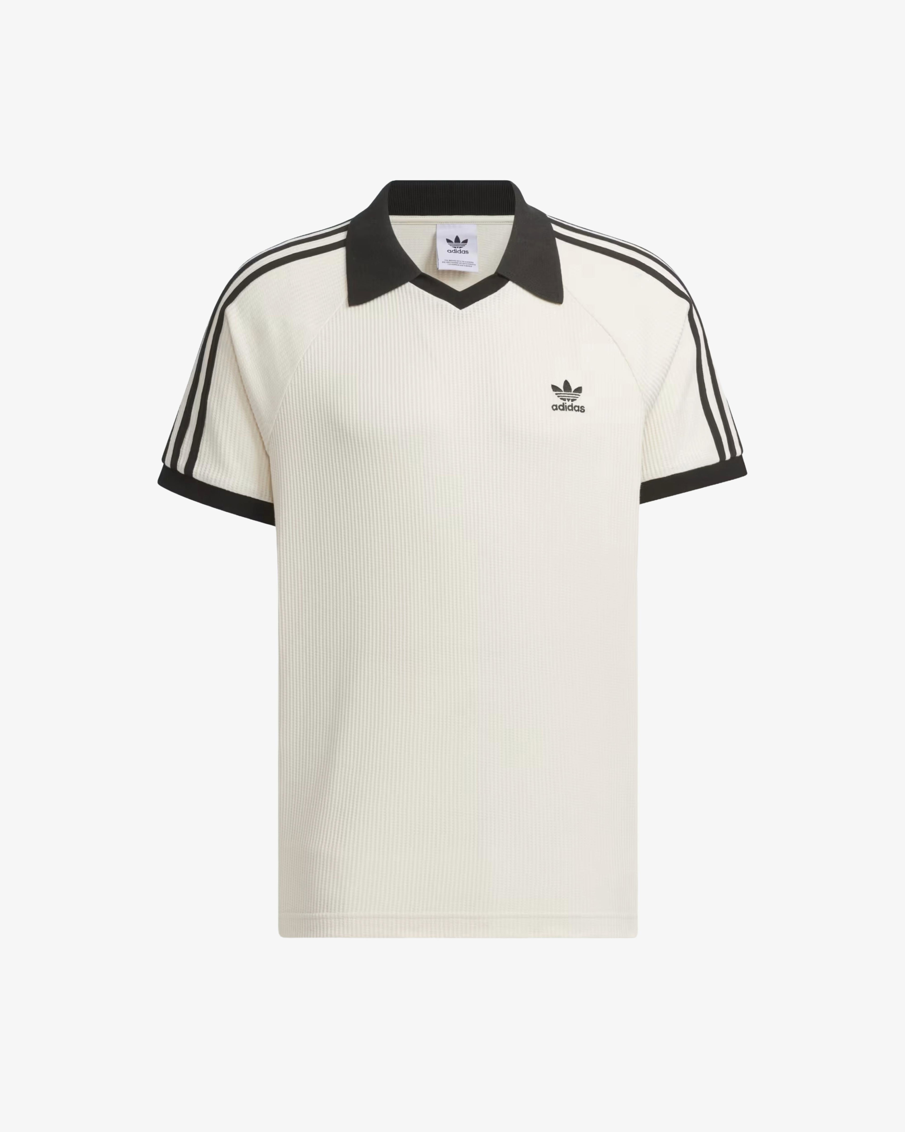 Adidas - Men's Waffle Short Sleeve Polo - (White) by ADIDAS