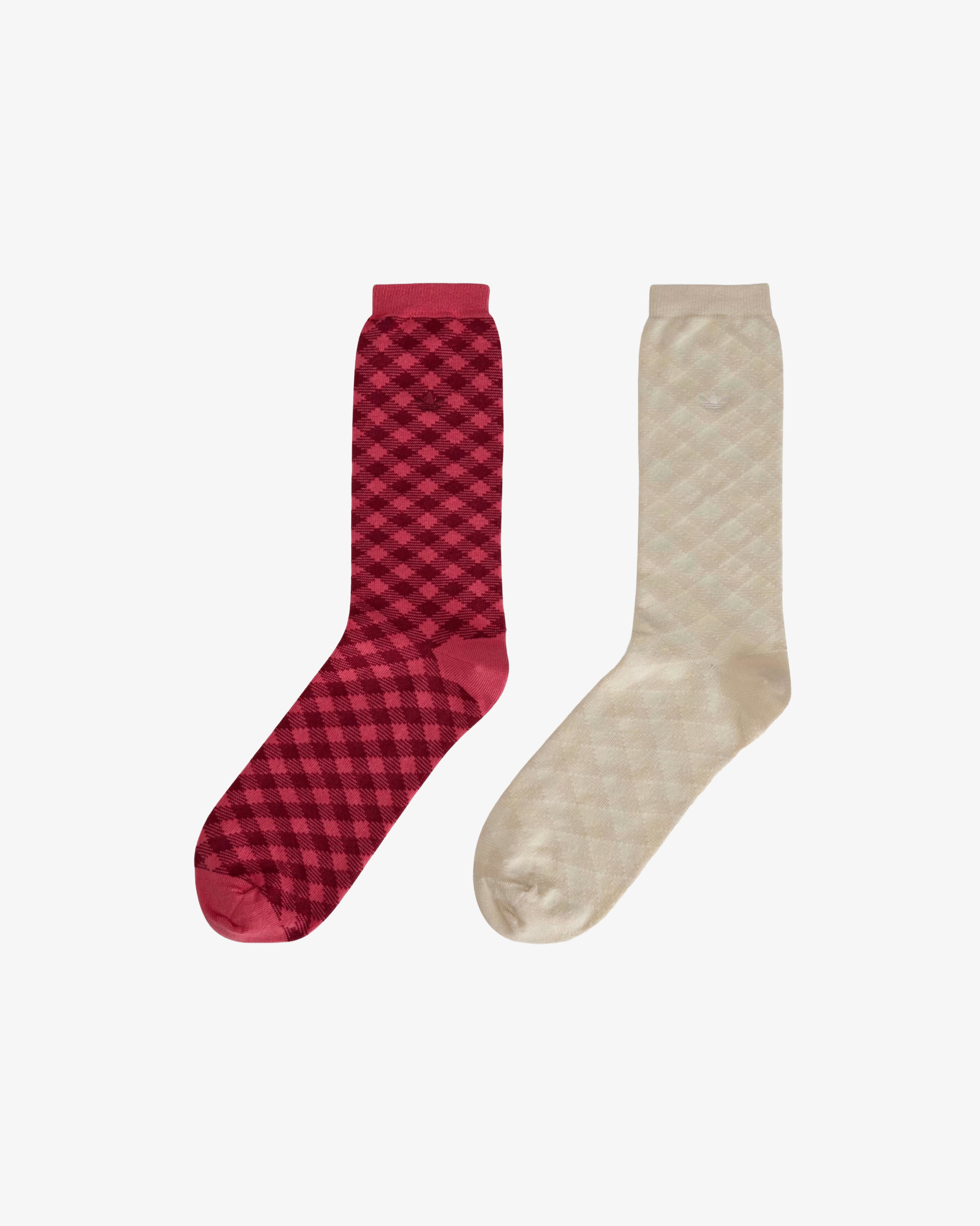 Adidas - Men's Wales Bonner Check Sock - (Multi) by ADIDAS