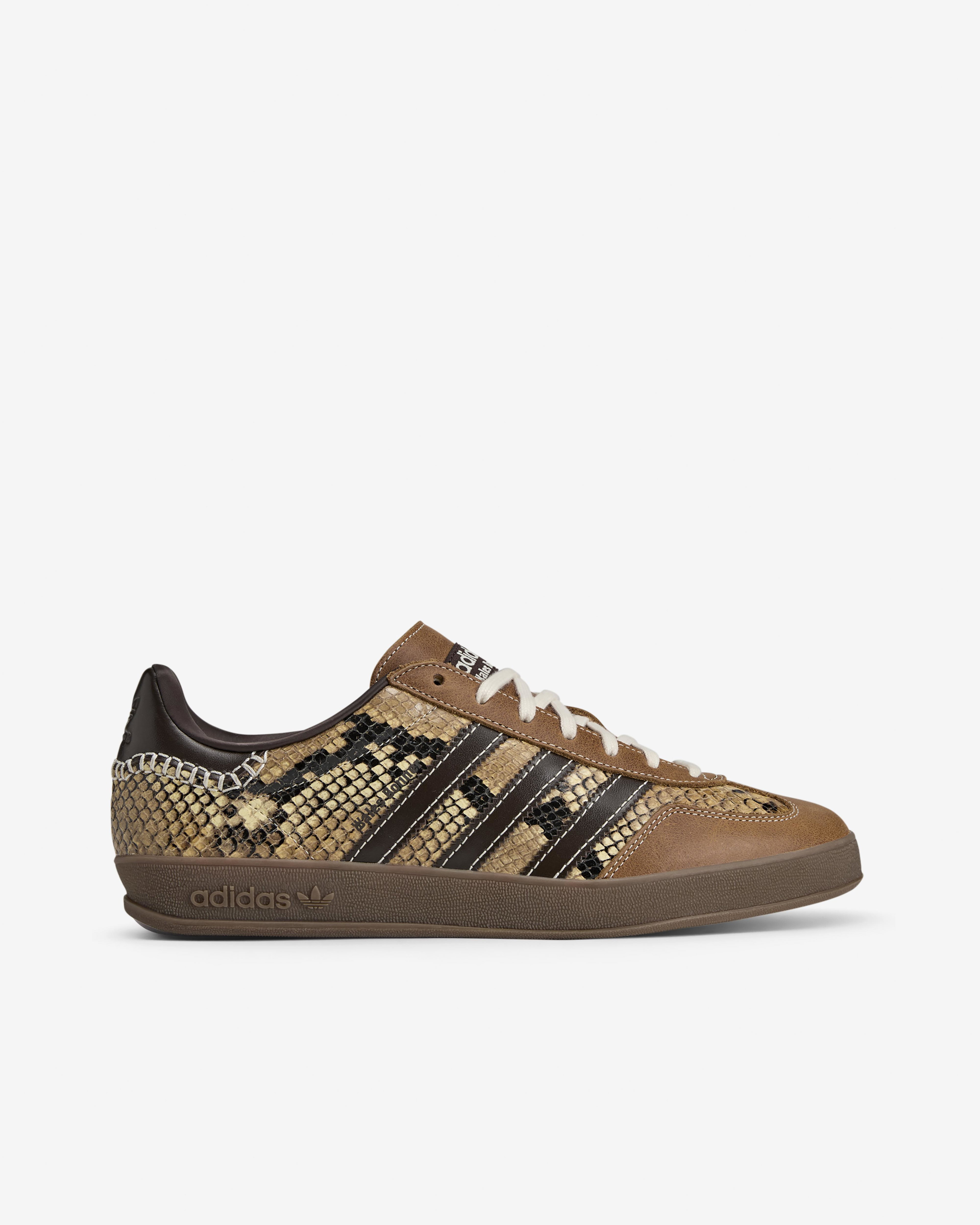Adidas - Men's Wales Bonner Gazelle Snake - (Dark Brown/Wonder White) by ADIDAS