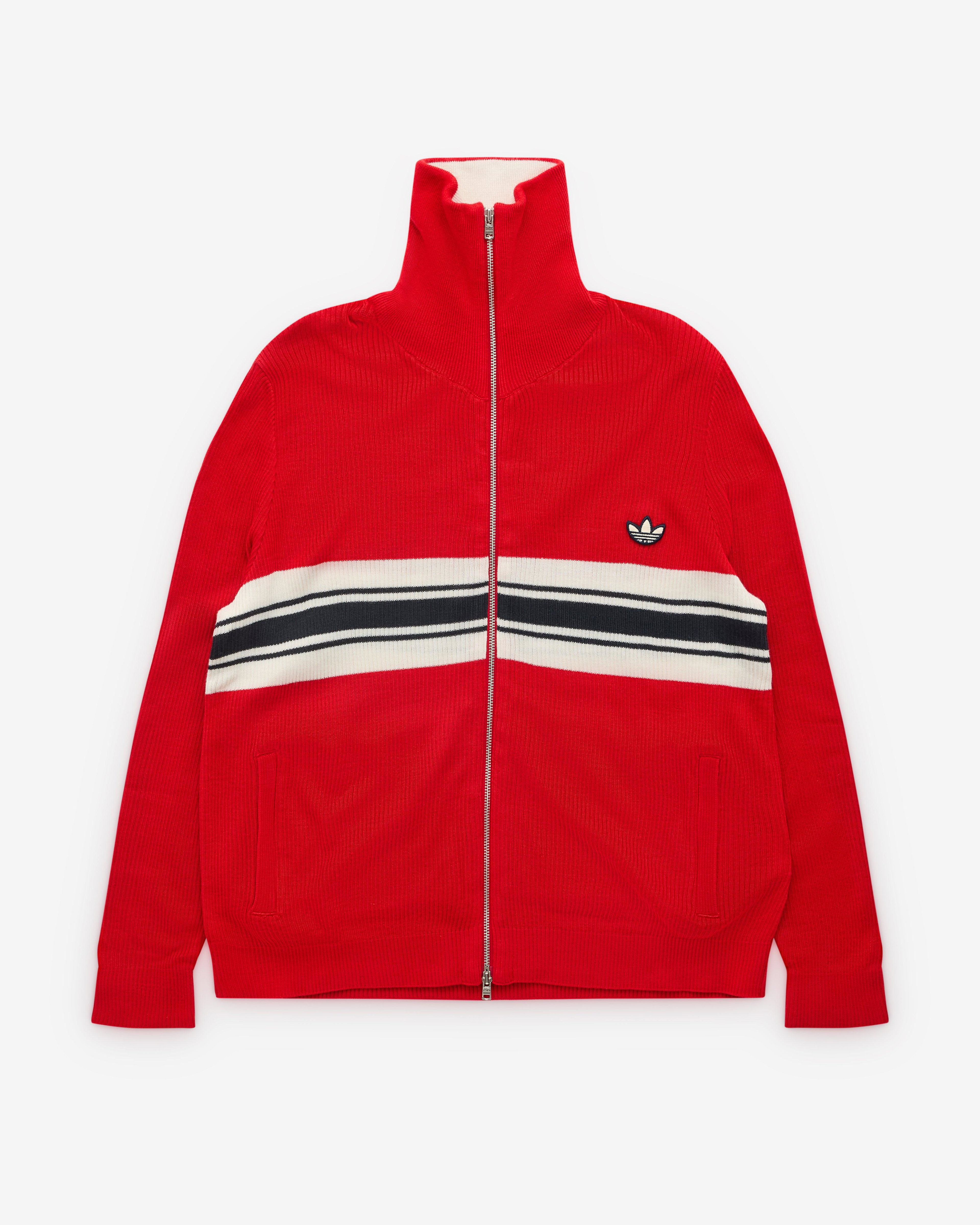 Adidas - Wales Bonner Knit Track Top - (Red) by ADIDAS