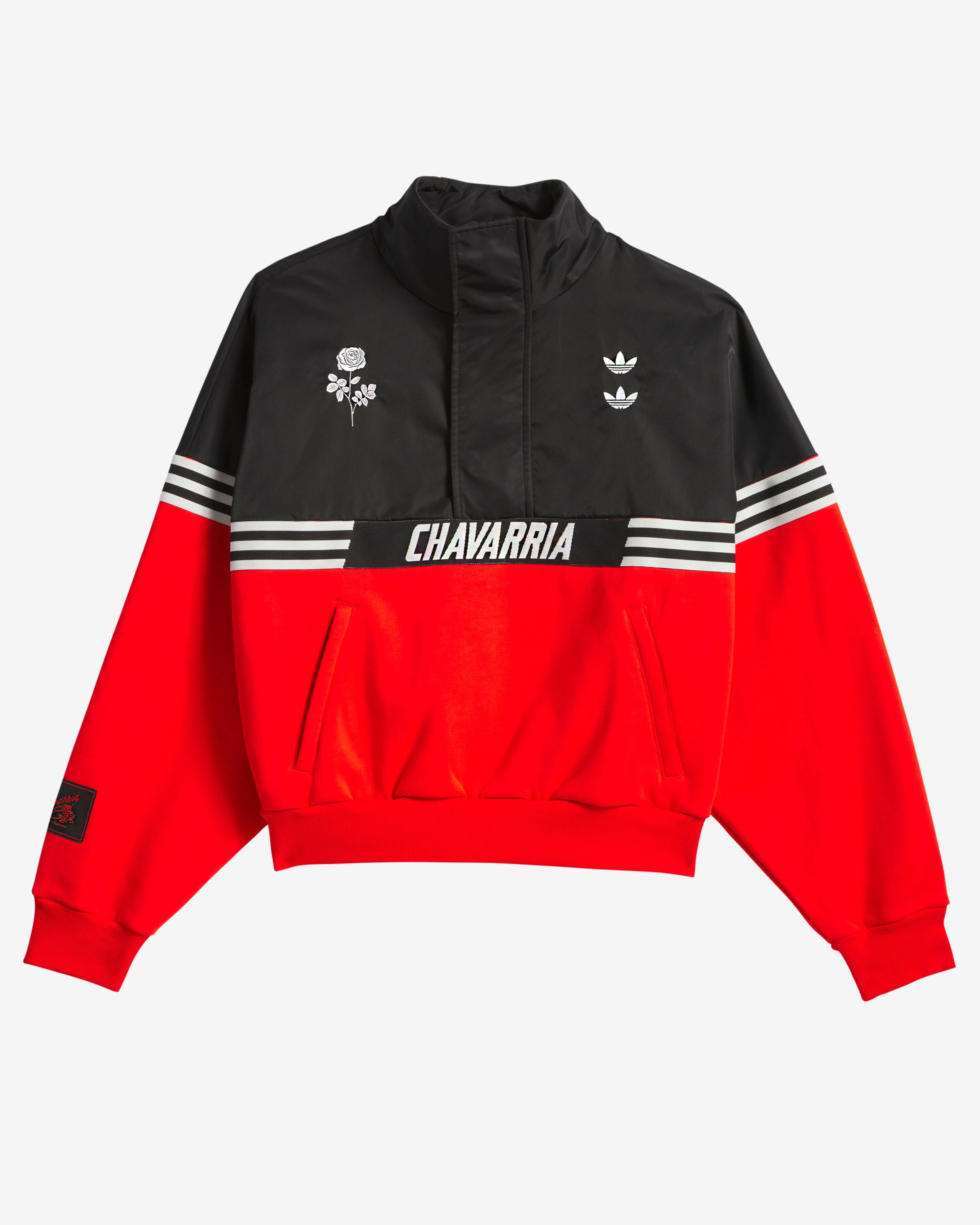 Adidas - Willy Chavarria Men's Gomez Pullover - (Black/Red) by ADIDAS