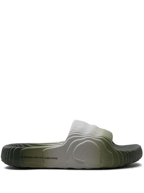 Adilette 22 "Wonder Silver" slides by ADIDAS