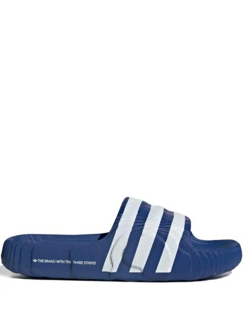 Adilette 22 striped slides by ADIDAS
