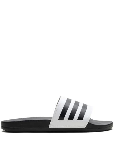 Adilette Comfort "Cloud White/Core Black" slides by ADIDAS