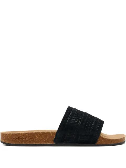 Adilette perforated-band sandals by ADIDAS