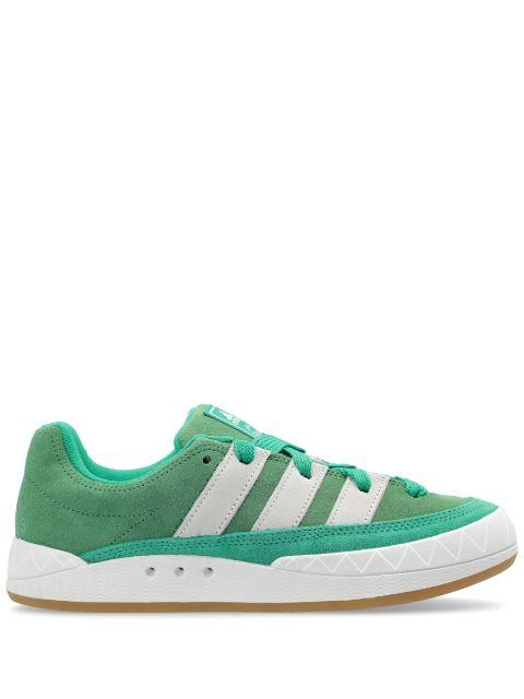 Adimatic leather lace-up sneakers by ADIDAS