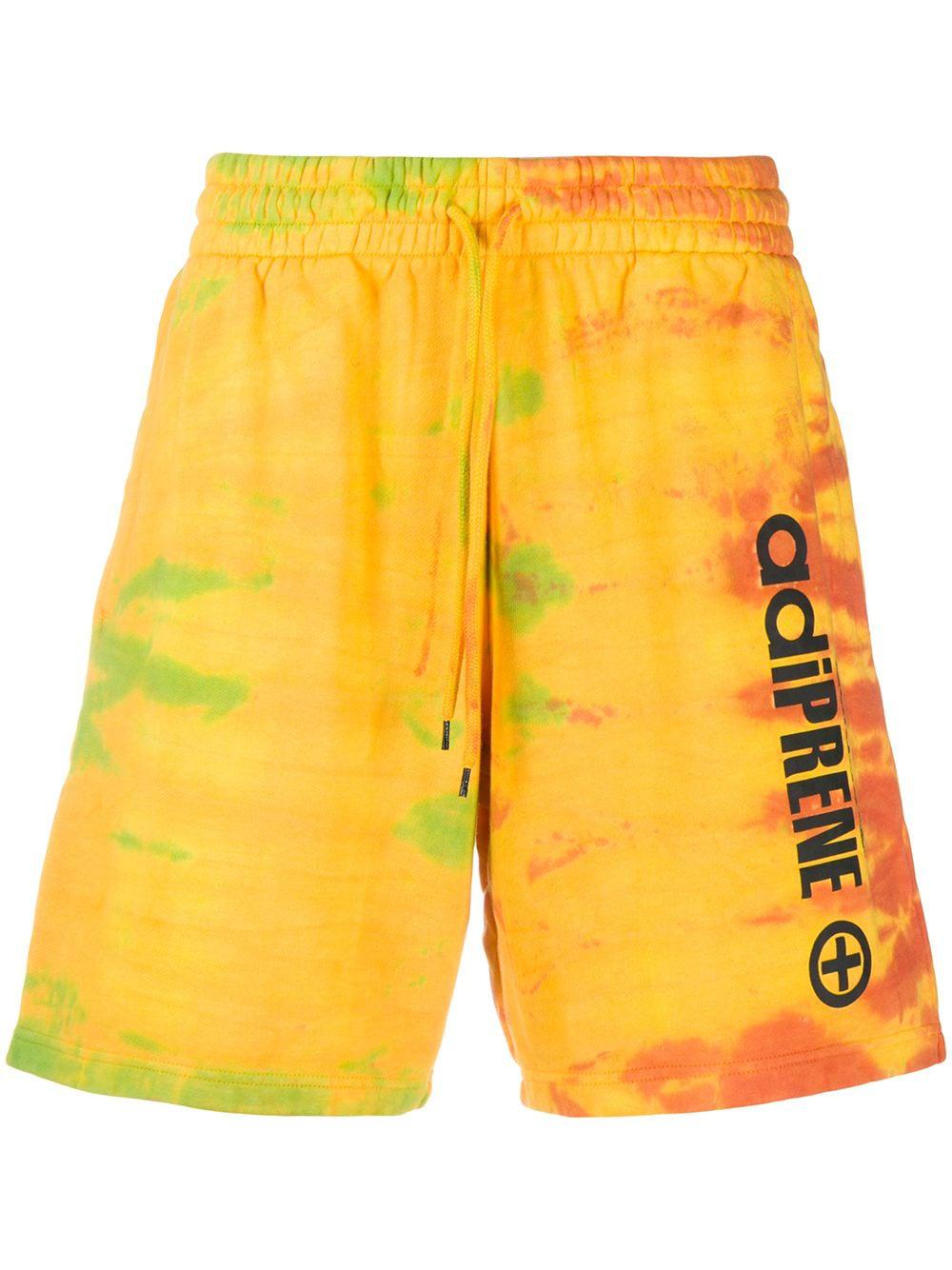 Adiprene tie-dye track shorts by ADIDAS
