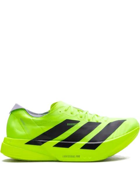 Adizero Adios Pro 4 "Lucid Lemon/Black" sneakers by ADIDAS