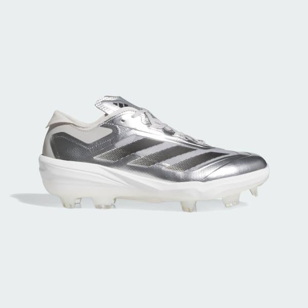 Adizero Impact TPU Silver Speed Baseball Cleats by ADIDAS