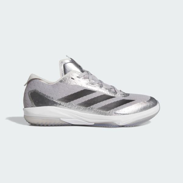 Adizero Impact Turf Silver Speed Baseball Shoes by ADIDAS