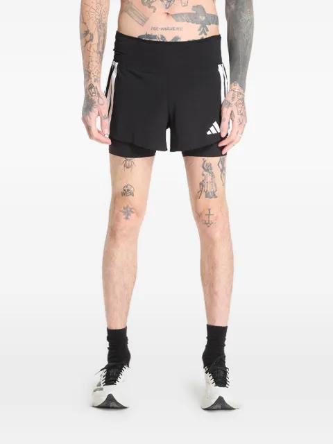 Adizero stripe-detail shorts by ADIDAS