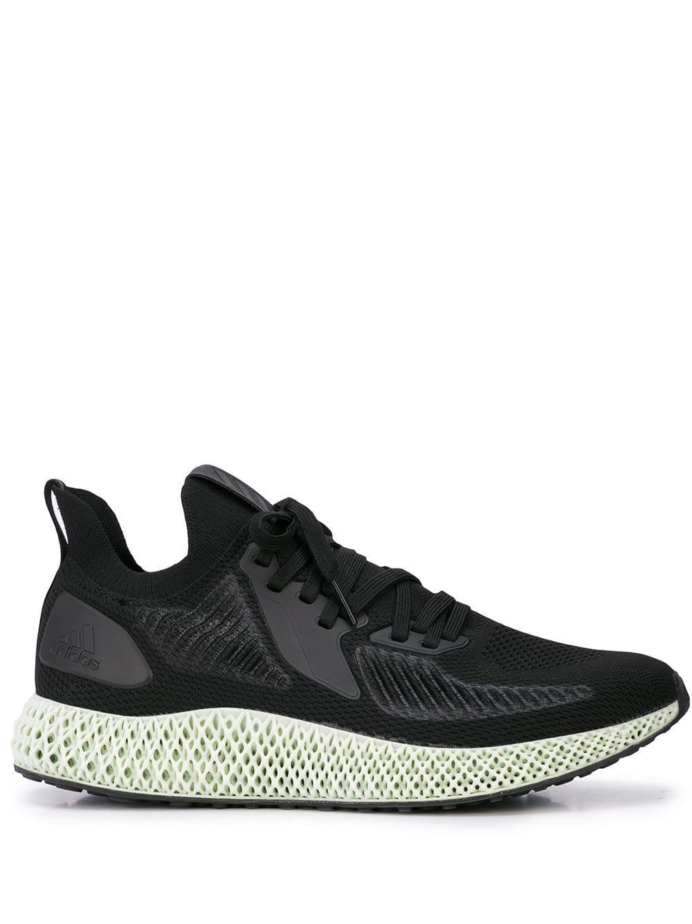 Alphaedge 4D "Core Black/Core Black/Carbon" sneakers by ADIDAS