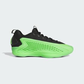 Anthony Edwards 1 Lucid Lime Low Basketball Shoes by ADIDAS