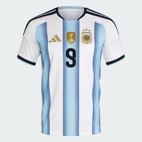 Argentina 26 Home Alvarez Jersey by ADIDAS