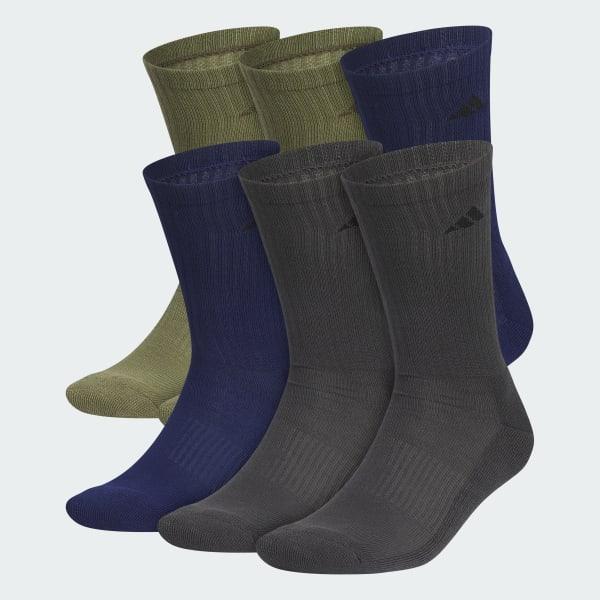 Athletic Cushioned 6-Pack Crew Socks by ADIDAS
