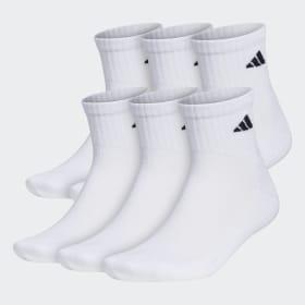 Athletic Cushioned Quarter Socks 6 Pairs by ADIDAS