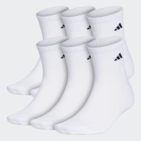 Athletic Cushioned Quarter Socks 6 Pairs XL by ADIDAS