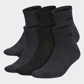 Athletic Quarter Socks 6 Pairs by ADIDAS