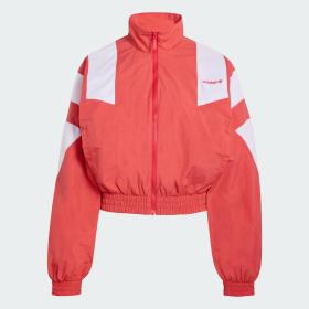BLOCKED WASHED ZIPPED TRACKTOP by ADIDAS