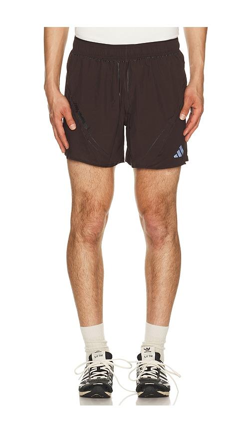 adidas by Song for the Mute Running Shorts in Brown by ADIDAS BY SONG FOR THE MUTE