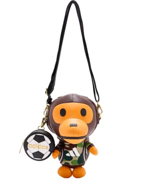 Bape Milo leather shoulder bag by ADIDAS